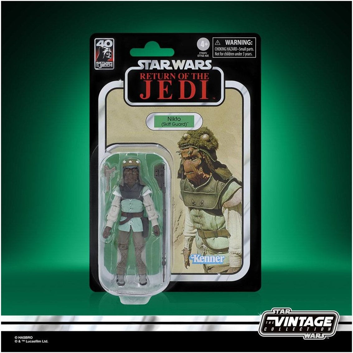 Figura hasbro star wars the vintage collection -  nikto (skiff guard)