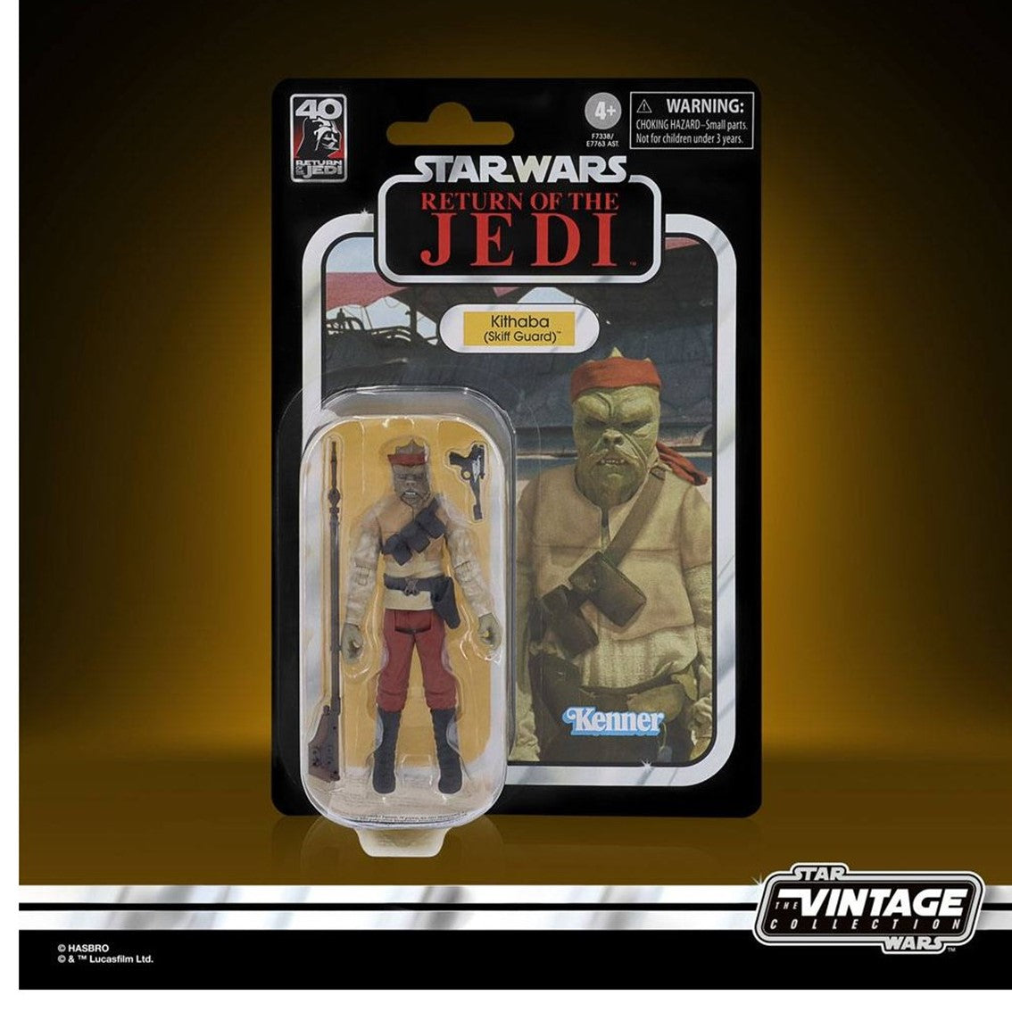 Figura hasbro star wars the vintage collection -  kithaba (skiff guard)