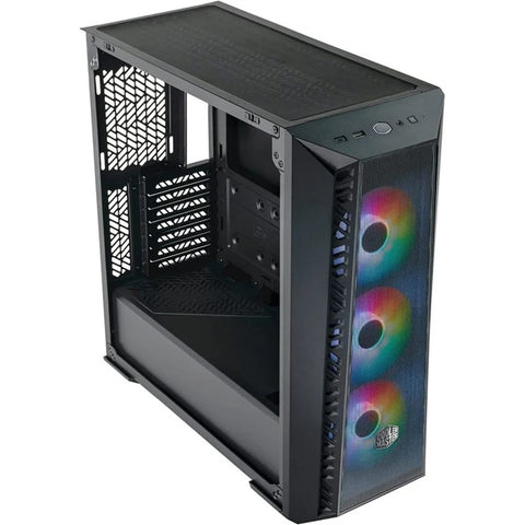 Caja ordenador gaming atx coolermaster mb520 negra cristal templado -  3 x 120mm argb