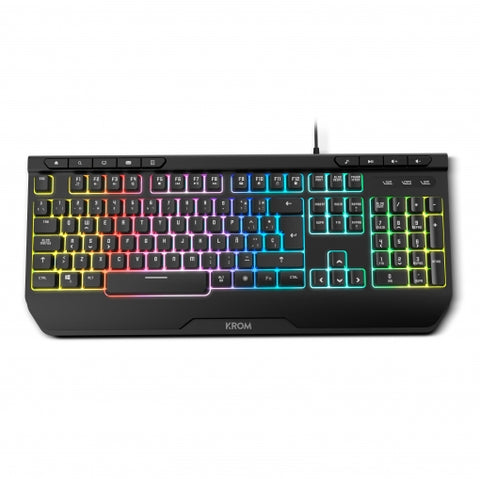 Pack krom kenya raton + teclado + alfombrilla + auriculares gaming