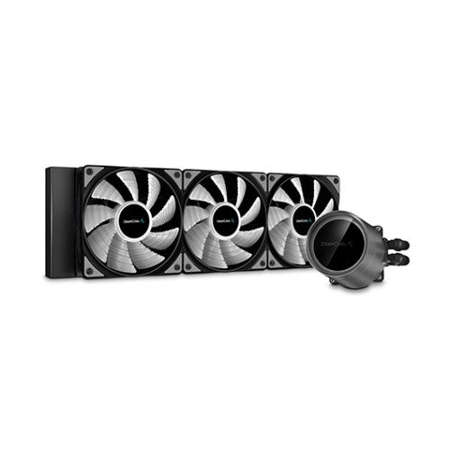 Kit refrigeracion liquida gaming deepcool castle 360ex negro 3 x 120mm argb