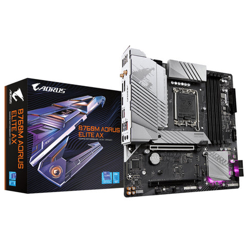 Placa base gigabyte b760m aorus elite ax 1700 matx 4xddr5