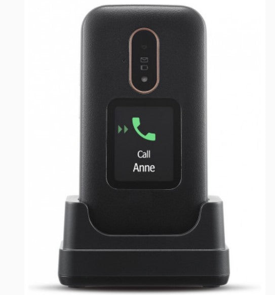 Telefono movil doro 6880 black - white -  2.8pulgadas -  2mpx -  4g - blanco y negro