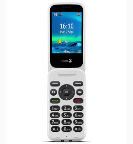 Telefono movil doro 6880 black - white -  2.8pulgadas -  2mpx -  4g - blanco y negro