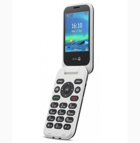 Telefono movil doro 6880 black - white -  2.8pulgadas -  2mpx -  4g - blanco y negro