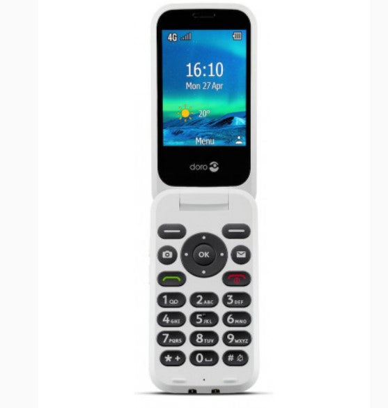 Telefono movil doro 6880 red - white -  2.8pulgadas -  2mpx -  4g - rojo y blanco