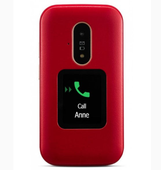 Telefono movil doro 6880 red - white -  2.8pulgadas -  2mpx -  4g - rojo y blanco