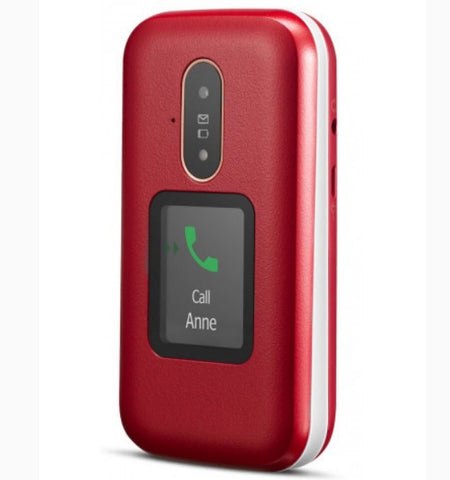 Telefono movil doro 6880 red - white -  2.8pulgadas -  2mpx -  4g - rojo y blanco