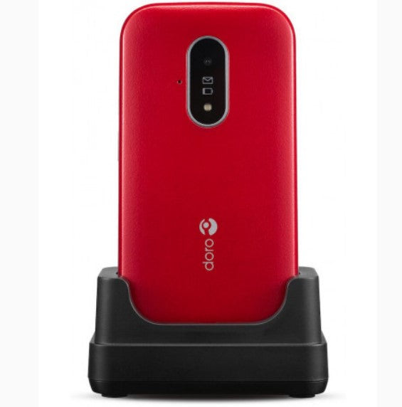Telefono movil doro 6820 red - white - 2.8pulgadas -  4g - rojo y blanco
