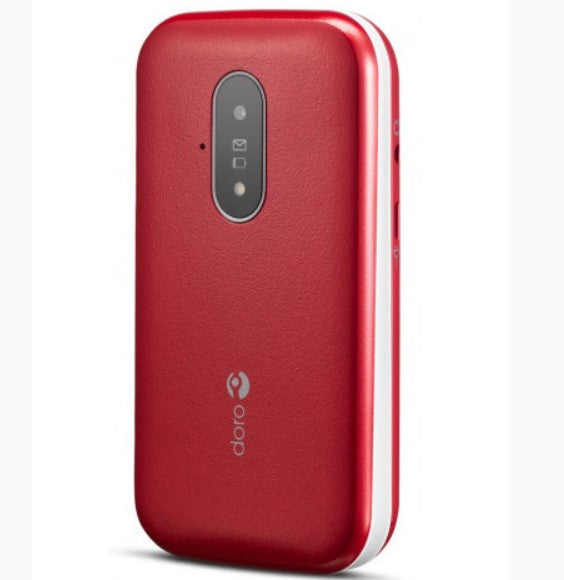 Telefono movil doro 6820 red - white - 2.8pulgadas -  4g - rojo y blanco