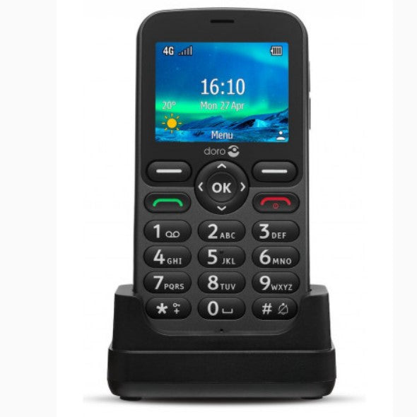 Telefono movil doro 5860 black - 2.4pulgadas -  4g - negro