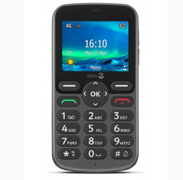 Telefono movil doro 5860 black - 2.4pulgadas -  4g - negro