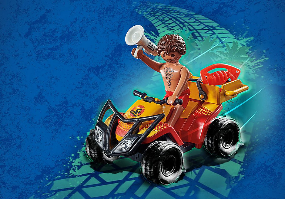 Playmobil city action quad de rescate