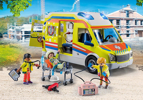 Playmobil ambulacia con luz y sonido