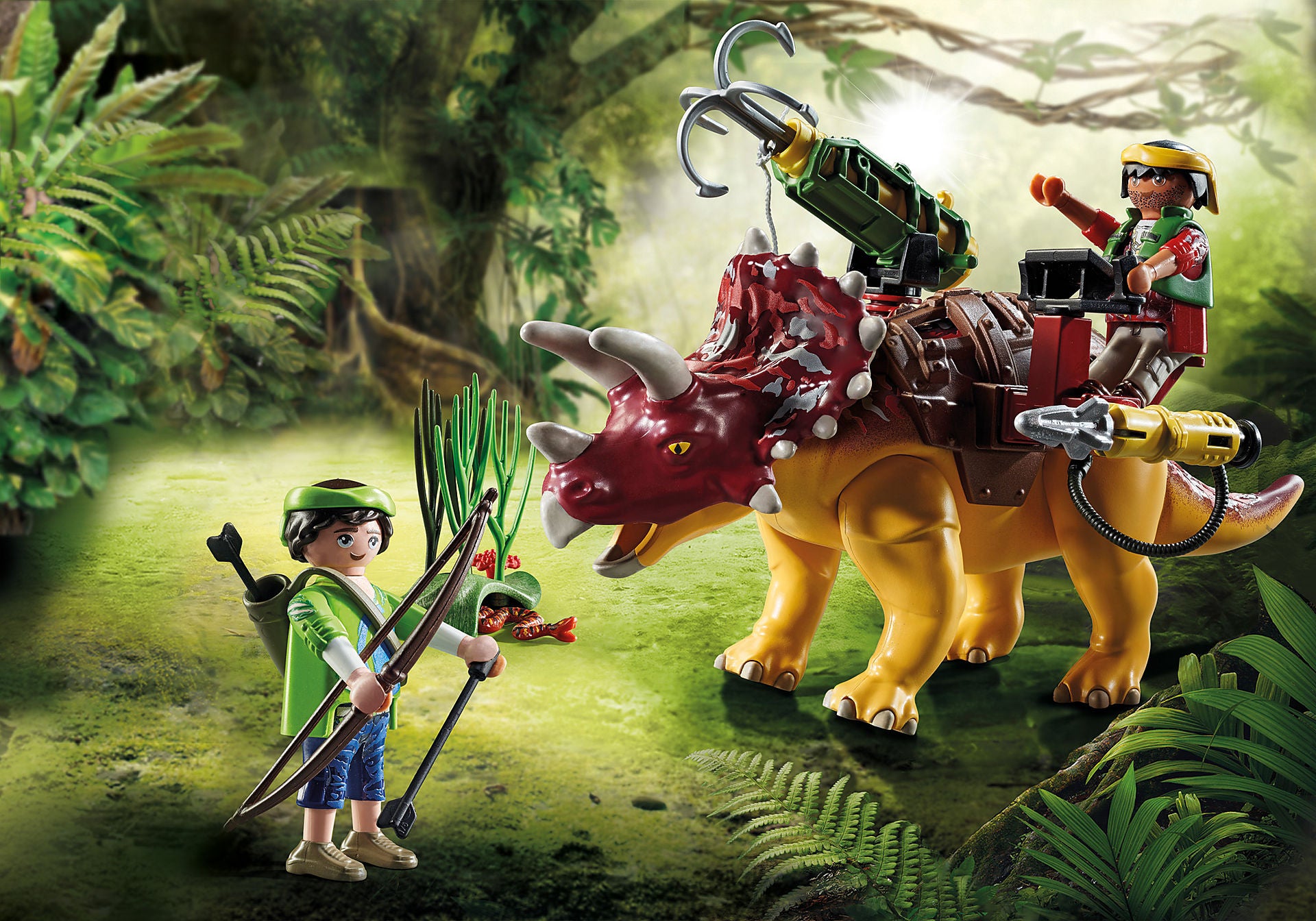 Playmobil triceratops