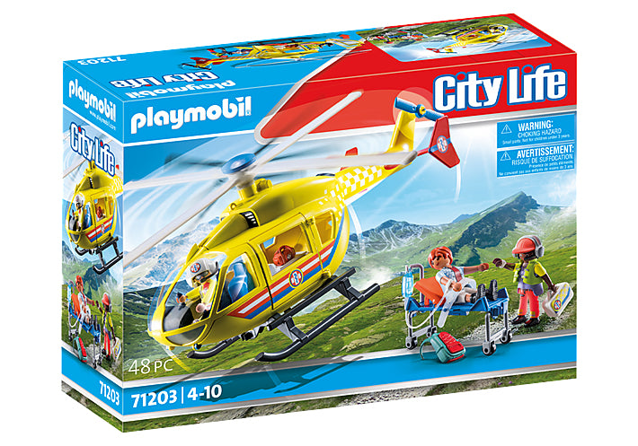 Playmobil helicoptero de rescate