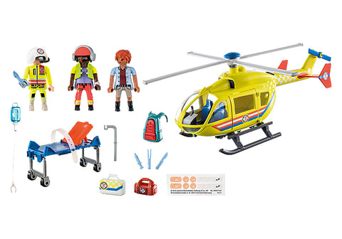 Playmobil helicoptero de rescate