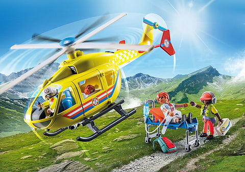 Playmobil helicoptero de rescate