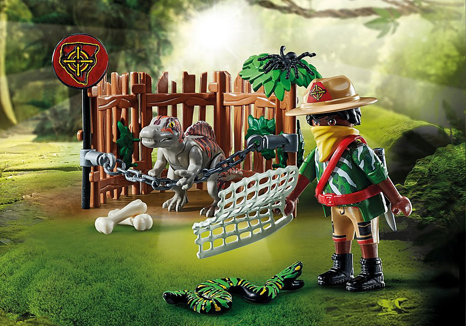 Playmobil spinosaurus bebé