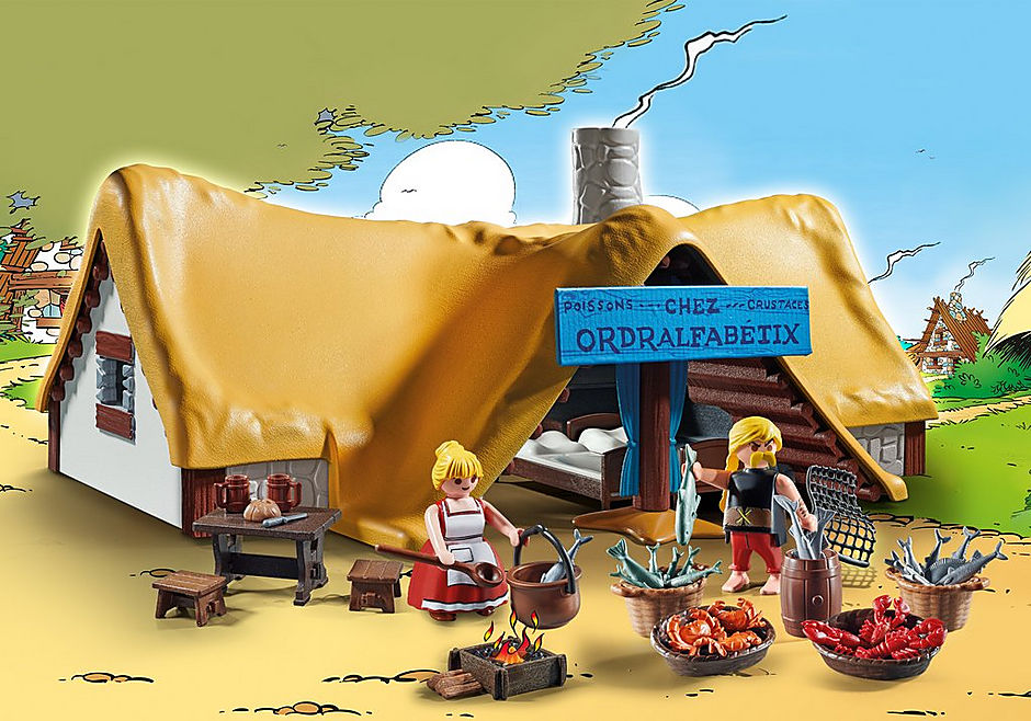 Playmobil asterix: la cabaña de ordenalfabetix