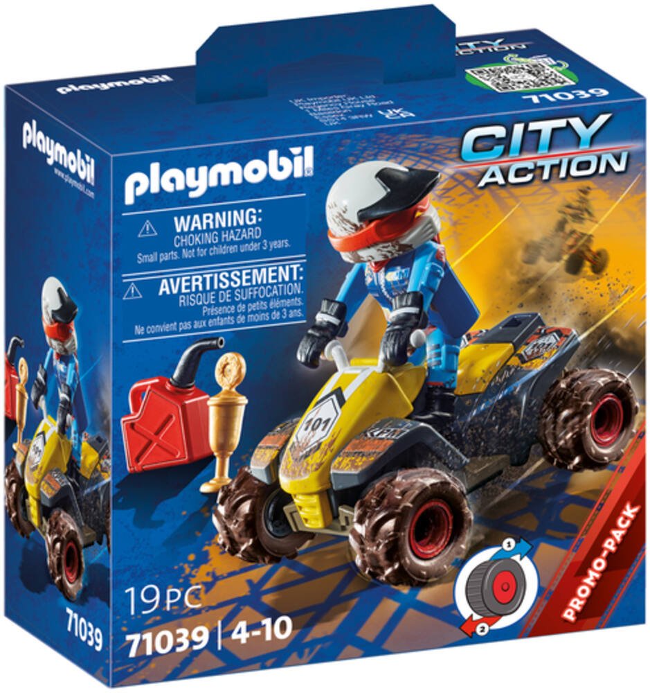 Playmobil city action quad de offroad