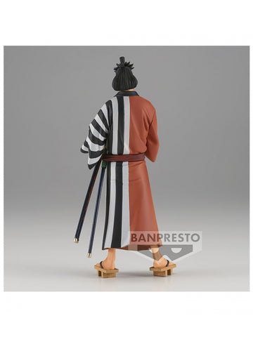 Figura banpresto one piece dxf the grandline men wanokuni kin'emon vol.27 17cm
