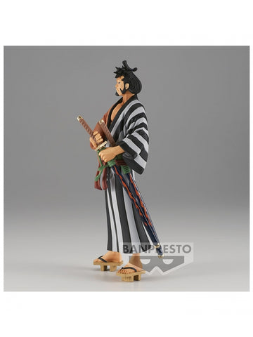 Figura banpresto one piece dxf the grandline men wanokuni kin'emon vol.27 17cm