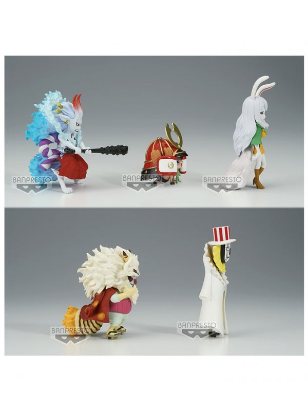 Figura banpresto one piece world collectable figure wanokuni onigashima 7 cm unidad aleatoria