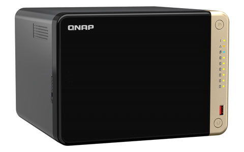 Servidor nas qnap ts - 664 - 8g nas 6xhdd - bay 2x2.5gbe 4xusb