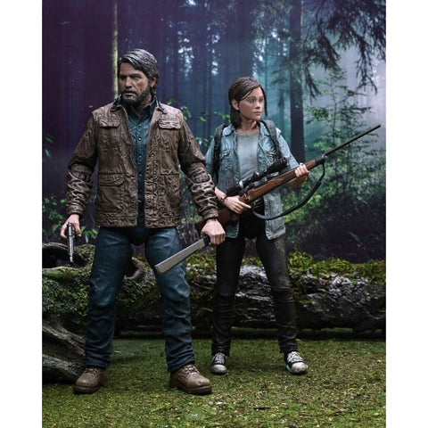 Set 2 figuras neca the last of us 2 scale action figure -  joel & ellie