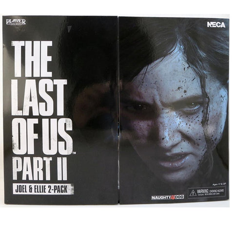 Set 2 figuras neca the last of us 2 scale action figure -  joel & ellie