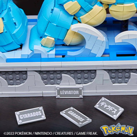Figura mattel mega construx motion pokemon gyarados 2186 pcs