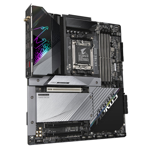 Placa base gigabyte x670e aorus master am5 atx -  4x ddr5 -  6x sata 6gb - s -  8x usb 3.2 -  2x usb tipo c -  2x usb 2.0