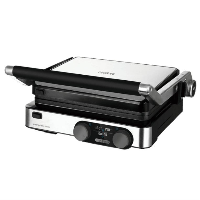 Parrilla cecotec rock grill dual 2000w