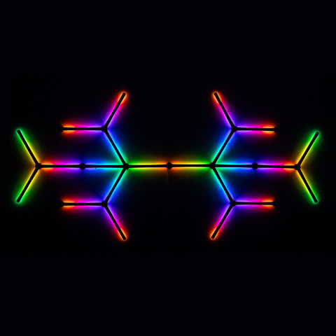 Phoenix aura kit de luces inteligentes rgb para pared control por app diseño modular