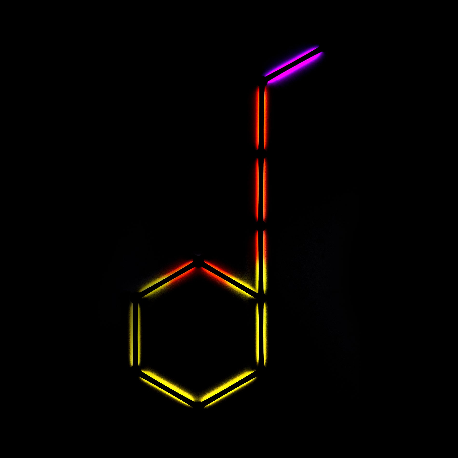 Phoenix aura kit de luces inteligentes rgb para pared control por app diseño modular