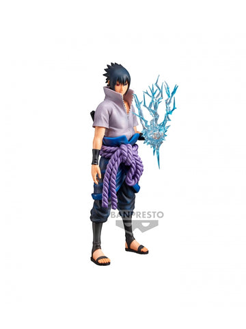 Figura banpresto naruto shippuden grandista nero sasuk uchihae#2 28cm