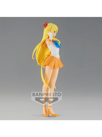 Figura banpresto pretty guardian sailor moon eternal glitter & glamorous super sailor venus minako aino 14cm