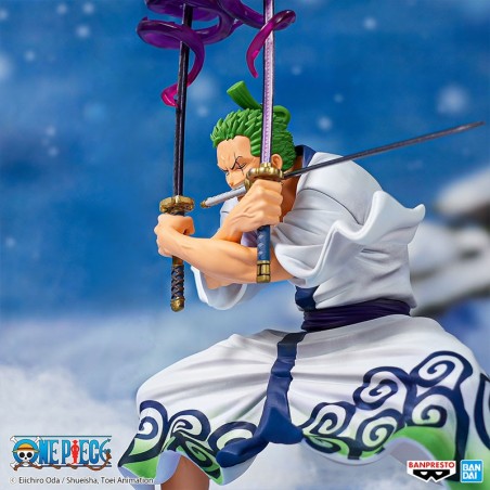 Figura banpresto one piece dxf special zoro - juro 13cm