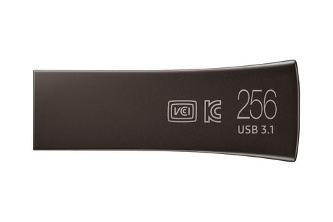 Memoria usb samsung usb 3.1 256gb 300mb - s titan gray muf - 256be4 - apc