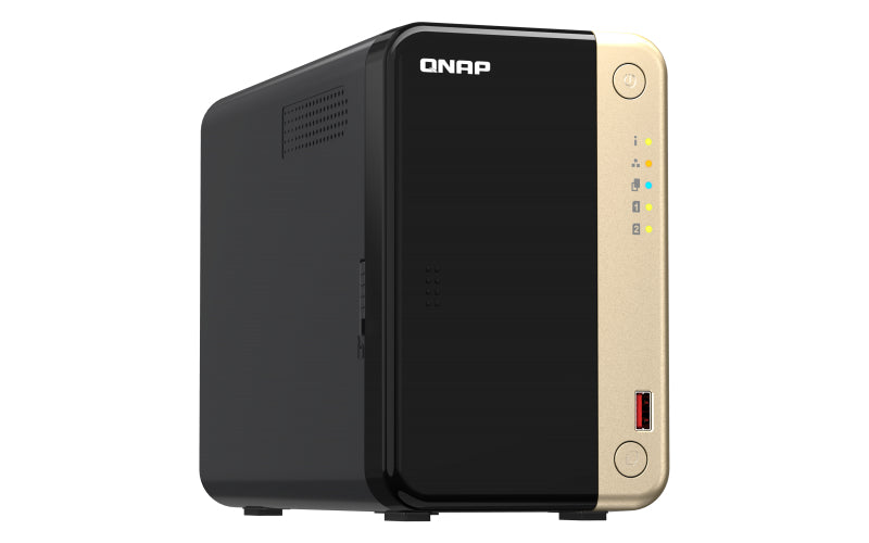 Servidor nas qnap ts - 264 - 8g 8gb gigabit ethernet