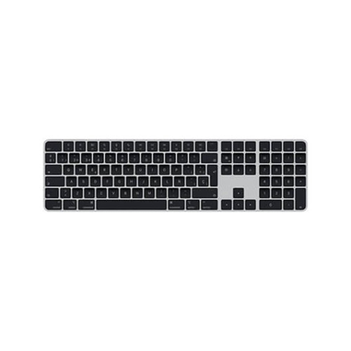 Teclado apple magic keyboard touch id numerico t.n original de apple -  para mac -  teclas negras -  español