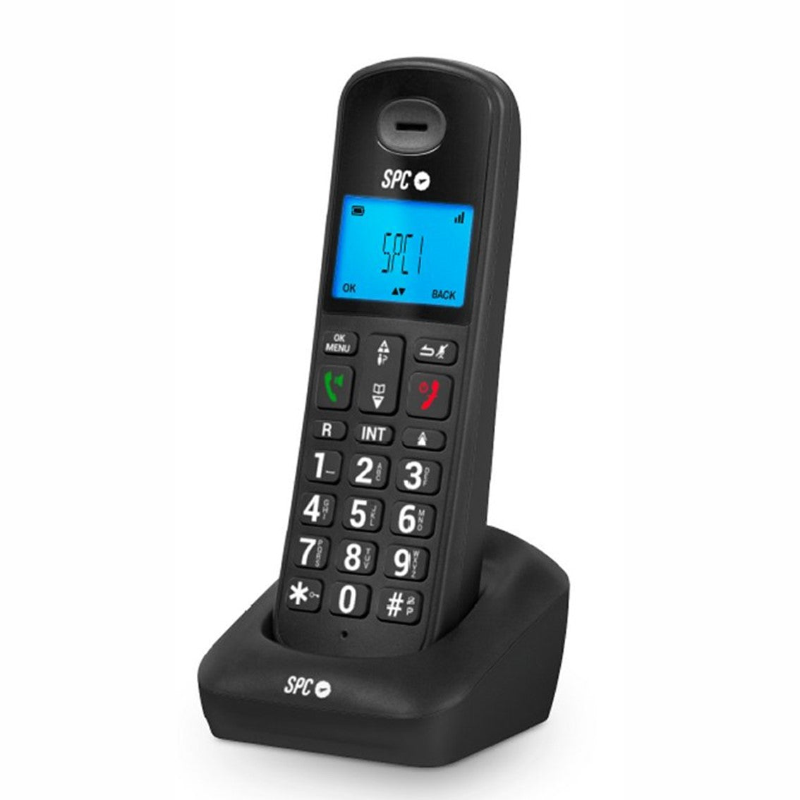 Telefono inalambrico spc dect gossip 2 negro -  50 contactos