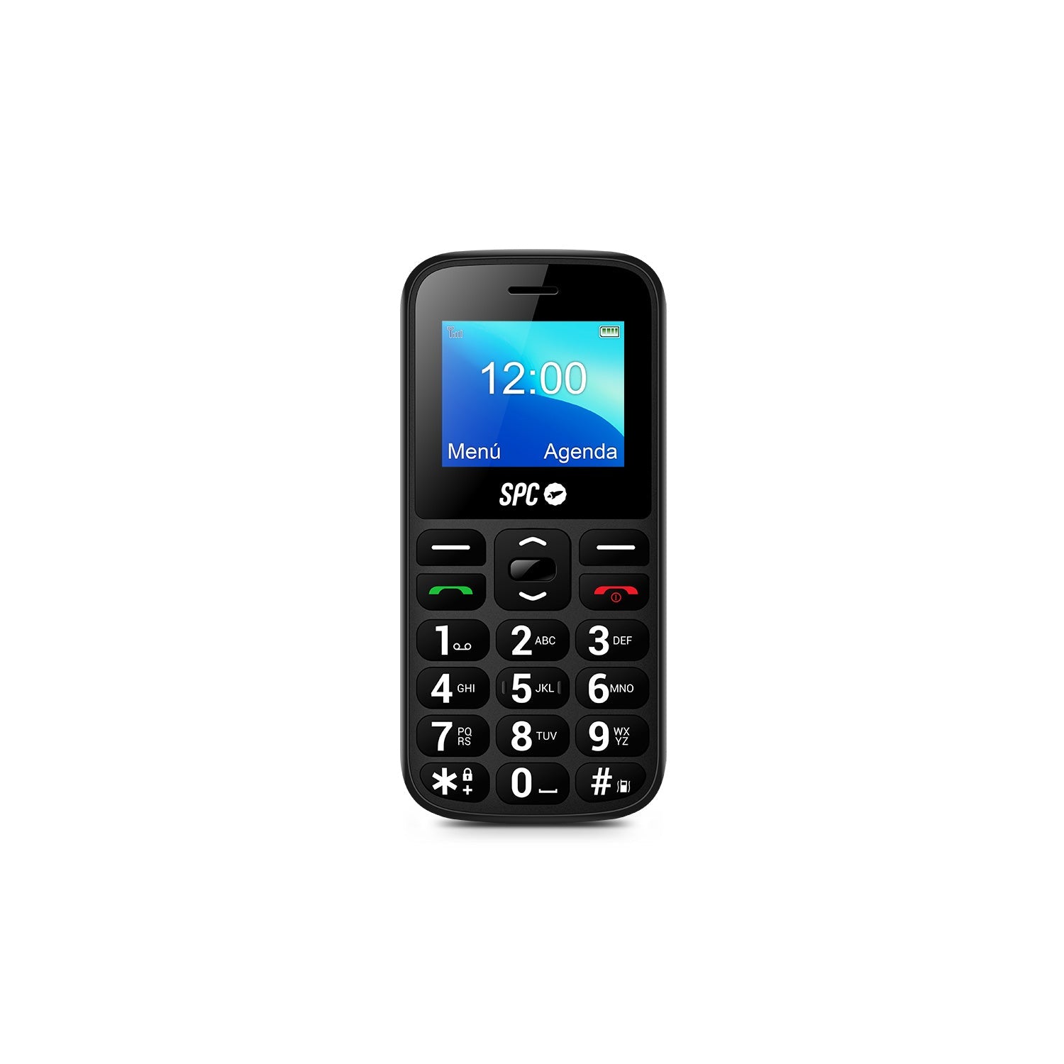 Telefono movil spc fortune 2 4g black 1.77pulgadas -  radio -  bt -  0.08mpx -  micro usb