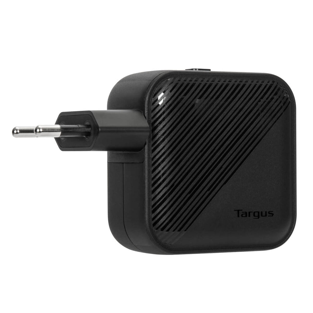 Cargador adaptador targus gan charger 65w usb tipo c negro