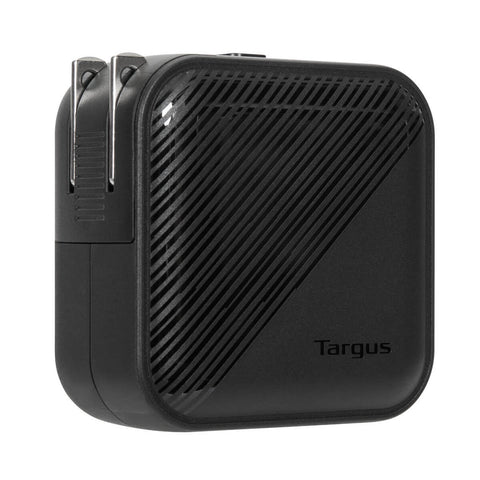 Cargador adaptador targus gan charger 65w usb tipo c negro
