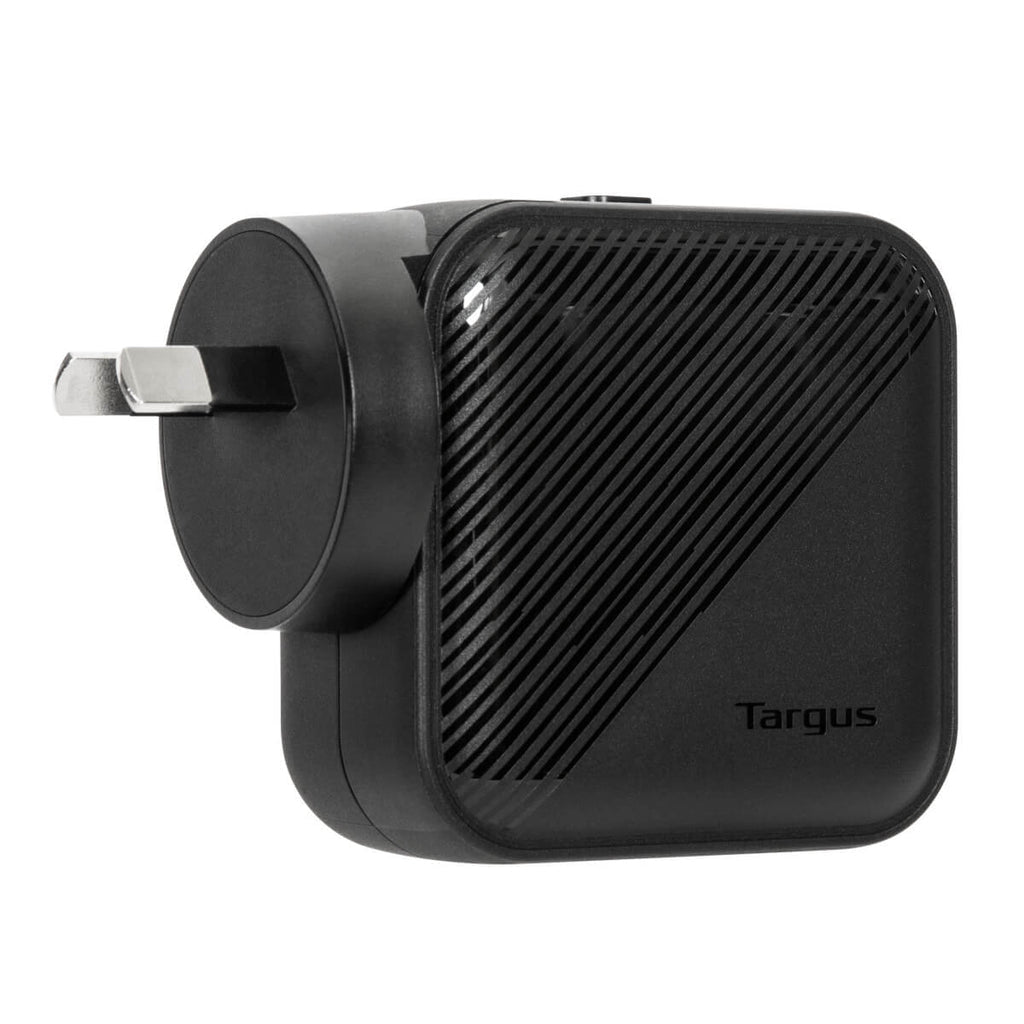 Cargador adaptador targus gan charger 65w usb tipo c negro