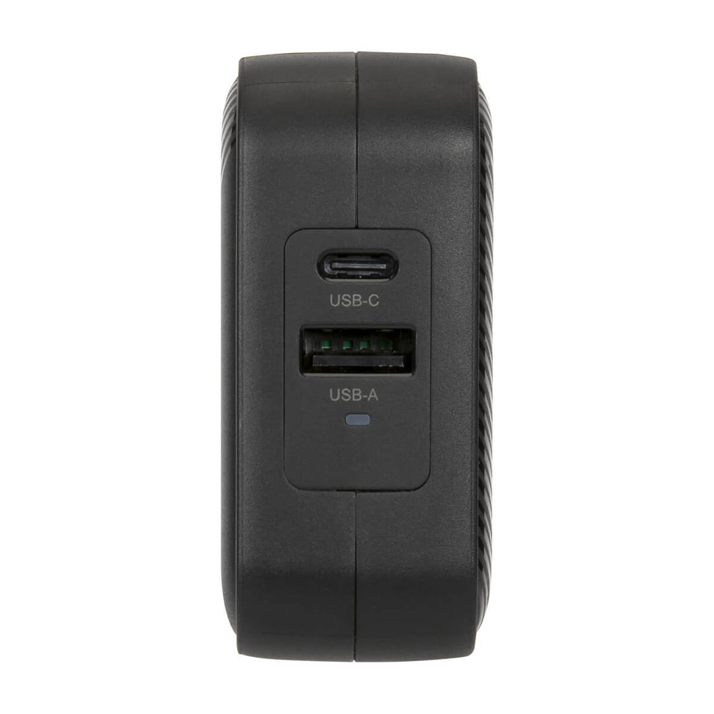 Cargador adaptador targus gan charger 65w usb tipo c negro