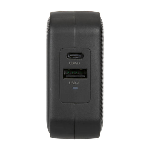 Cargador adaptador targus gan charger 65w usb tipo c negro