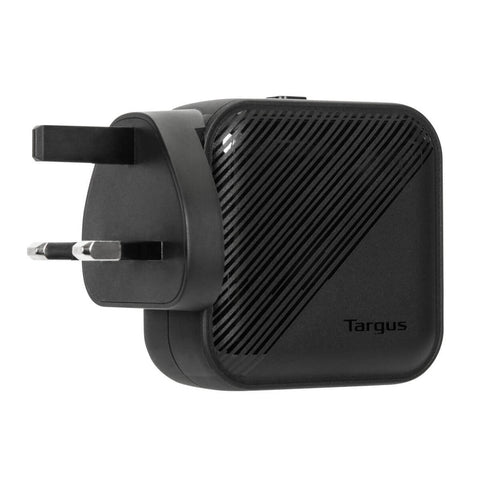 Cargador adaptador targus gan charger 65w usb tipo c negro